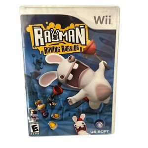 Nintendo Wii Rayman Raving Rabbids Video Game